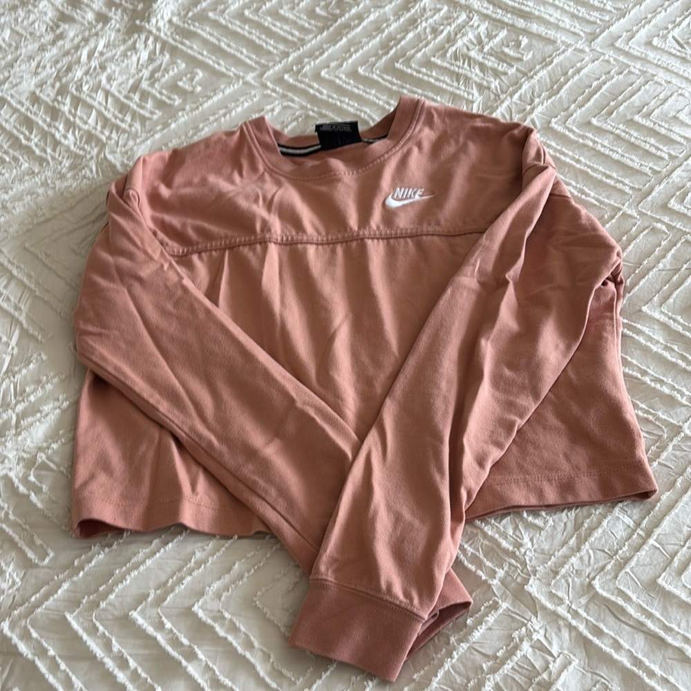 Nike Womens Sportswear Long Sleeve Shirt Sz XS